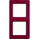 Berker 10126062 afdekraam 2-voudig Q1 rood