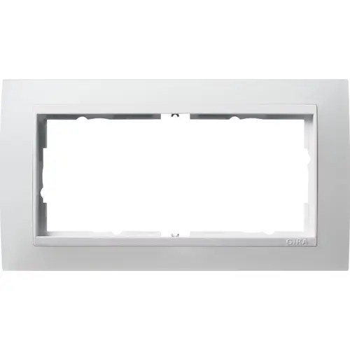 Gira 1002334 afdekraam 2-voudig zonder middenstijl Event Opaque wit mat/wit glans