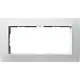 Gira 1002334 afdekraam 2-voudig zonder middenstijl Event Opaque wit mat/wit glans