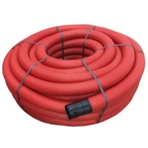 Pipelife 317630 flexibele buis + trekdraad 50 mm rood 50 meter