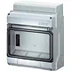 Hensel KV 9109 B verdeelkast 9-modulen 1-rij DIN 238x200mm IP65 met transparante deur