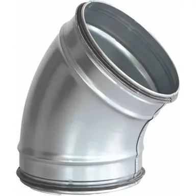 R-Vent SBDS012545 gladde bocht 45 graden 125mm