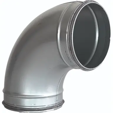 R-Vent SBDS012590 gladde bocht 90 graden 125mm
