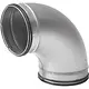 R-Vent SBDS012590 gladde bocht 90 graden 125mm