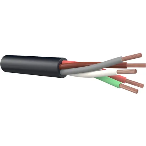 Dynamic FLYY5X1 R50 trailerkabel FLYY 60 volt 5x1mm² PVC zwart 50 meter