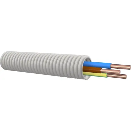 Dynamic FLEX 16 3G2.5+1.5 flexibele buis 16mm voorbedraad 3G2,5+1,5 grijs 50 meter ECA