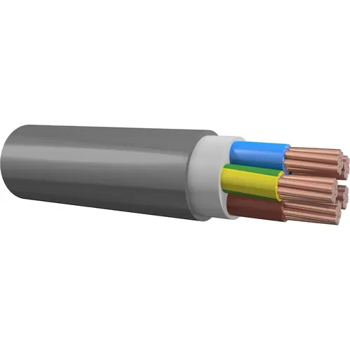 Dynamic YMVK DCA 5G4 YMVK installatiekabel 5G 4mm² 0,6/1kV Dca Klasse-1 massief grijs 50 meter