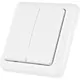 KlikAanKlikUit AWST-8902 draadloze wandschakelaar 2-voudig wit IP20