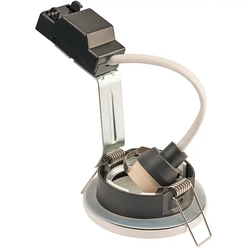 SLV 1001165 Dolix Out plafond inbouwarmatuur met mat glas GU10-fitting rond IP65 wit excl. lichtbron