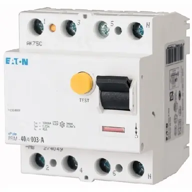 Eaton PFIM-63/4/03-S/A-MB aardlekschakelaar 4-polig 63A 300mA type A