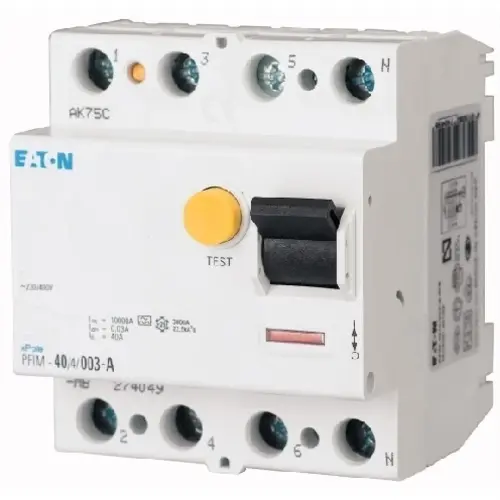 Eaton PFIM-63/4/03-S/A-MB aardlekschakelaar 4-polig 63A 300mA type A
