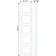 Busch-Jaeger 2515-212-500 afdekraam 5-voudig Standaard SI