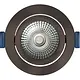 EcoDim ED-10104 LED-inbouwspot IP54 dimbaar 75mm rond 2700-3000K dim-to-warm gun metal