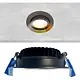 EcoDim ED-10104 LED-inbouwspot IP54 dimbaar 75mm rond 2700-3000K dim-to-warm gun metal