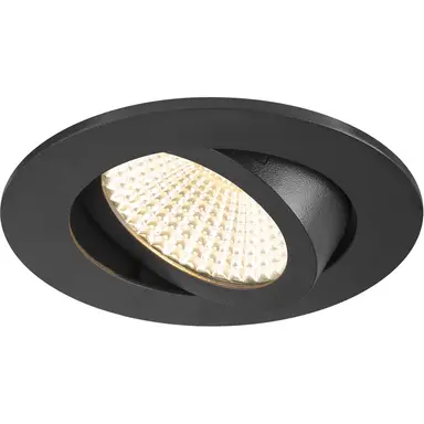 SLV 1007426 NEW TRIA® 68 plafondinbouwlamp 1800-3000K 60° IP20 rond zwart