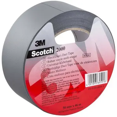 3M T2000 ducttape 50mm x 46 meter grijs