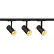 SLV 1007673 noblo led spot set 3 x 19W 2700k 32° met 1-fase rail dimbaar zwart