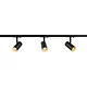 SLV 1007673 noblo led spot set 3 x 19W 2700k 32° met 1-fase rail dimbaar zwart