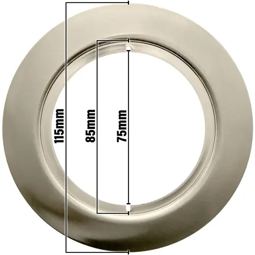 EcoDim ED-10037 opvulring spotarmatuur rond nikkel zaagmaat 75-115mm