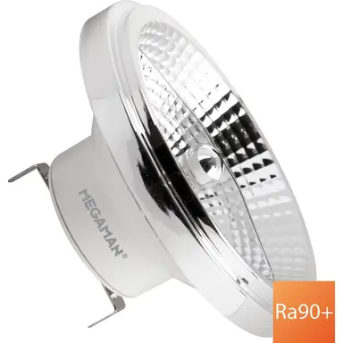 Megaman MM12854 LED-reflectorlamp AR111 G53 12V 9.5W 2700K 24gr. dimbaar