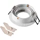 SLV 1007342 NEW TRIA 75 inbouwring rond IP20 wit excl. lichtbron