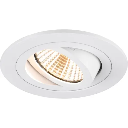 SLV 1007342 NEW TRIA 75 inbouwring rond IP20 wit excl. lichtbron