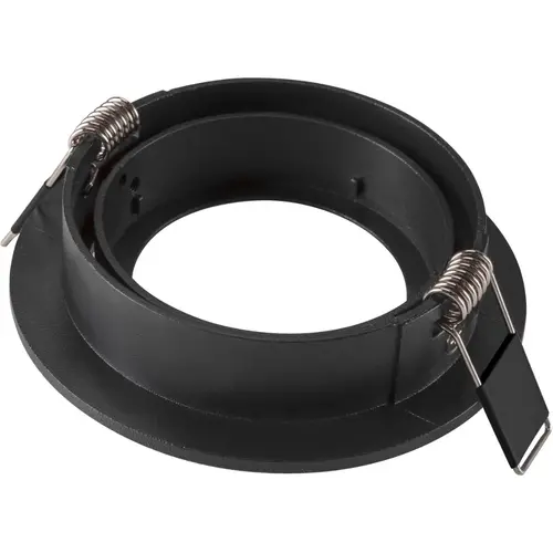SLV 1007444 NEW TRIA 95 inbouwring aluminium zwart excl. lichtbron