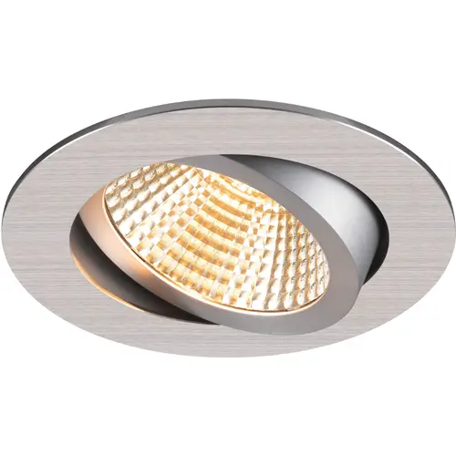 SLV 1007445 NEW TRIA 95 plafondinbouwring rond aluminium IP20 excl. lichtbron
