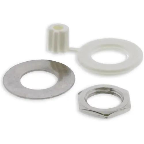 Klemko 891290 dimmertoebehoren moer sluitring en positiering + 6 mm adapter