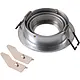 SLV 1007351 new tria 75 plafondinbouwring rond aluminium IP20