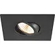 SLV 1007635 New Tria 75 XL plafondinbouwring aluminium zwart IP20 excl. lichtbron