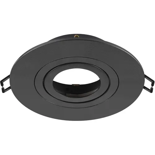 SLV 1007631 NEW TRIA 75 XL inbouwring zwart IP20 excl. lichtbron