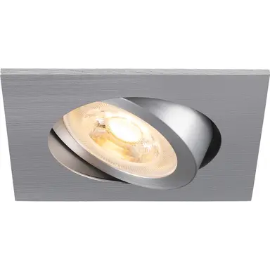 SLV 1007373 NEW TRIA 68 inbouwspot vierkant GU10 10W aluminium excl. lichtbron