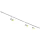 SLV 1007674 Noblo LED opbouwspot set 3 stuks 19W 2700K 32° met 1-fase rail wit IP20
