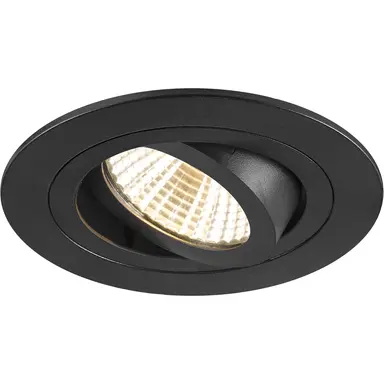 SLV 1007404 New Tria 75 inbouwspot LED 8,3W 3000K 38° zwart IP20