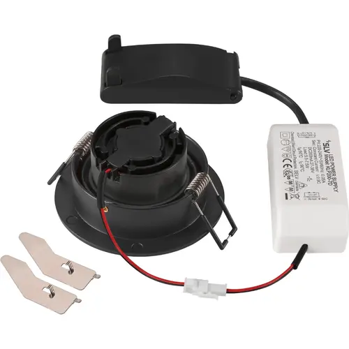 SLV 1007404 New Tria 75 inbouwspot LED 8,3W 3000K 38° zwart IP20