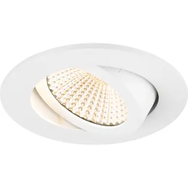 SLV 1007387 NEW TRIA 68 inbouwspot LED kantelbaar 8,3W 2700K IP20 wit