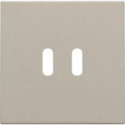 Niko 157-68003 afwerkingsset voor dubbele smart USB-C lader champagne coated