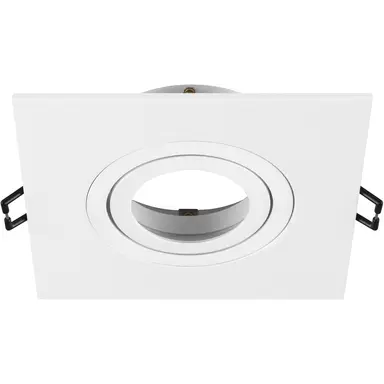 SLV 1007634 New Tria 75 XL plafondinbouwring vierkant kantelbaar wit IP20 excl. lichtbron