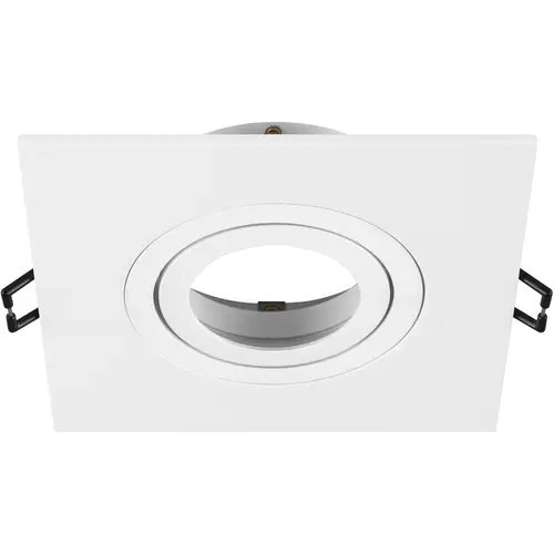 SLV 1007634 New Tria 75 XL plafondinbouwring vierkant kantelbaar wit IP20 excl. lichtbron