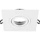 SLV 1007634 New Tria 75 XL plafondinbouwring vierkant kantelbaar wit IP20 excl. lichtbron
