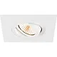 SLV 1007634 New Tria 75 XL plafondinbouwring vierkant kantelbaar wit IP20 excl. lichtbron