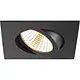SLV 1007398 New Tria 68 DL LED inbouwspot vierkant kantelbaar 8,3W zwart IP20
