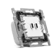 Niko 420-00521 dubbele smart USB-lader type C met snellaadfunctie Power Delivery 65W zonder klauwbevestiging