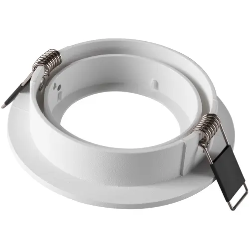 SLV 1007443 NEW TRIA 95 plafondinbouwring rond aluminium wit IP20