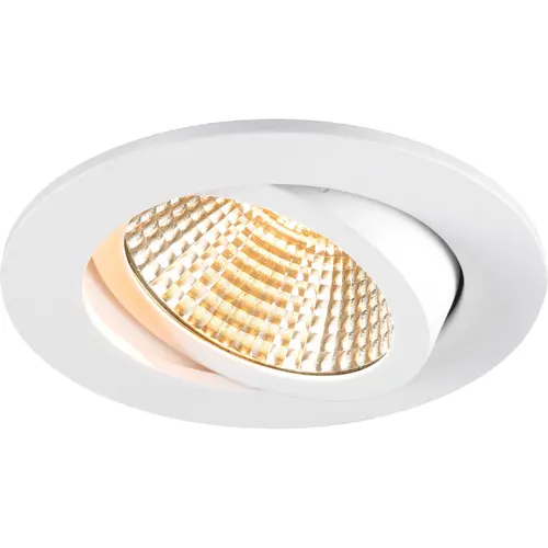 SLV 1007443 NEW TRIA 95 plafondinbouwring rond aluminium wit IP20 excl. lichtbron