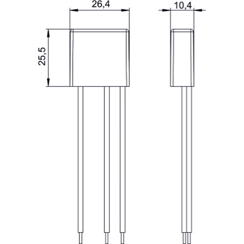 Theben 5400130 mini inbouwdimmer faseafsnijding 150W voor LED en gloei-/halogeenlampen