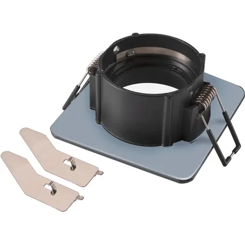 SLV 1007347 NEW TRIA 68 inbouwring vierkant IP65 zwart