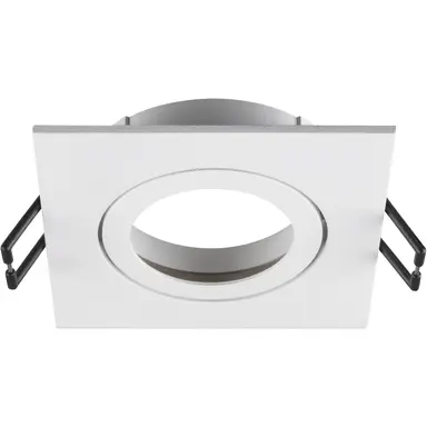 SLV 1007328 NEW TRIA 68 inbouwring vierkant wit IP20 excl. lichtbron