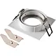 SLV 1007328 NEW TRIA 68 inbouwring vierkant wit IP20 excl. lichtbron